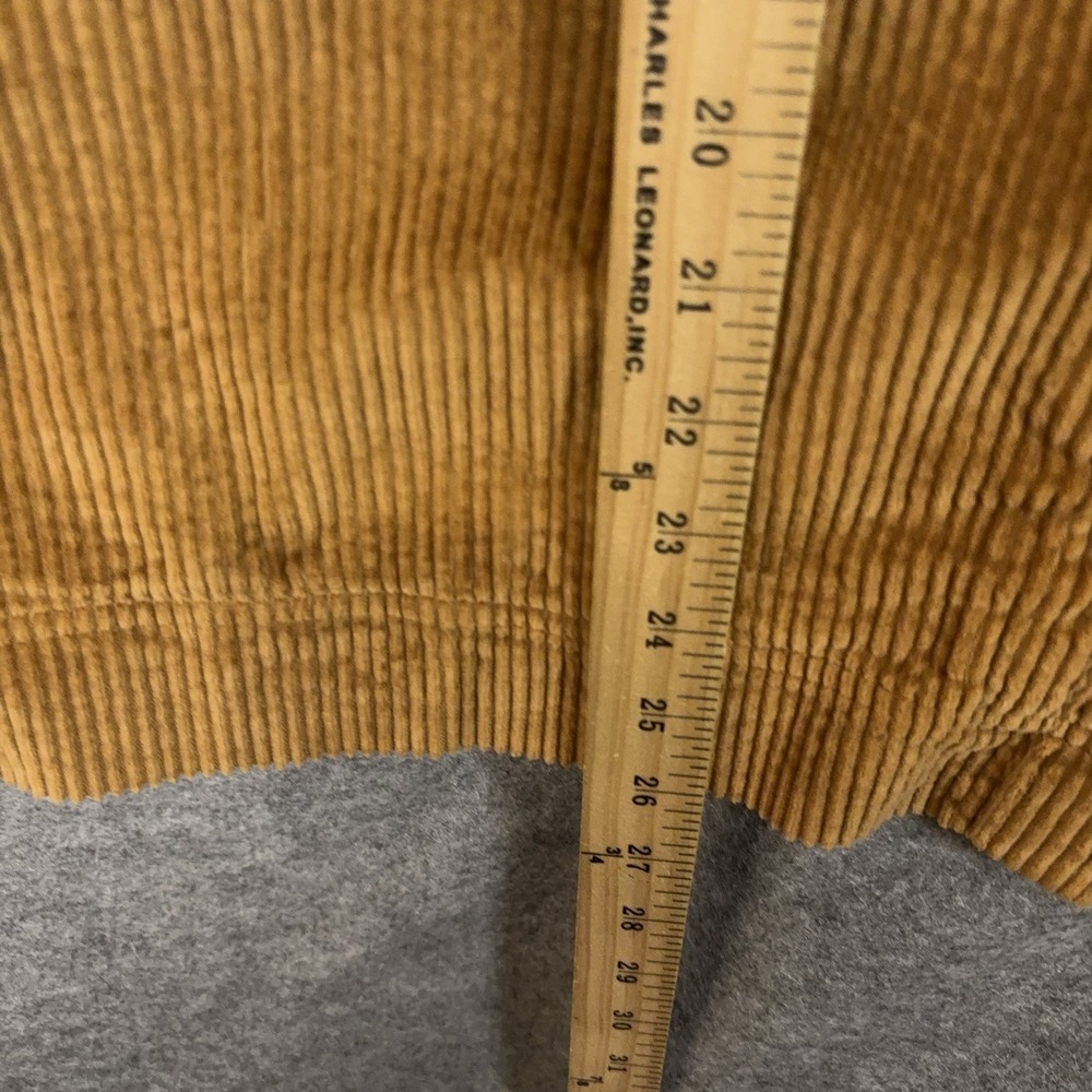 LL Bean Comfort Corduroy Shirt Womens Sz LP Saddle Brown Relaxed Fit Pockets NWT - Picture 7 of 8
